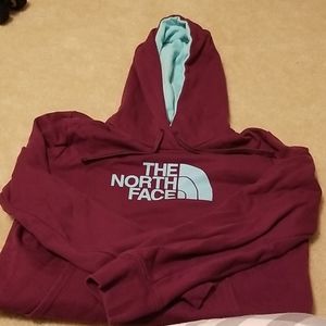 Purple North Face Hoodie sz L